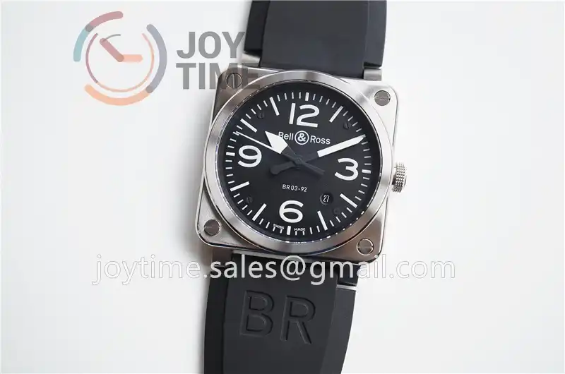 Bell & Ross BR 03 Instruments 1:1 Best Edition  Rubber Strap MIYOTA 9015