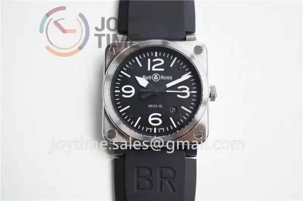 Bell & Ross BR 03 Instruments 1:1 Best Edition  Rubber Strap MIYOTA 9015