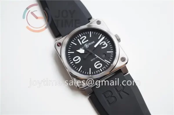 Bell & Ross BR 03 Instruments 1:1 Best Edition  Rubber Strap MIYOTA 9015