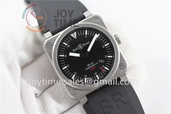 Bell & Ross BR 03 Instruments 1:1 Best Edition  Rubber Strap Miyota 9015