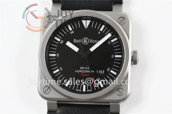 Bell & Ross BR 03 Instruments 1:1 Best Edition Leather Strap Miyota 9015