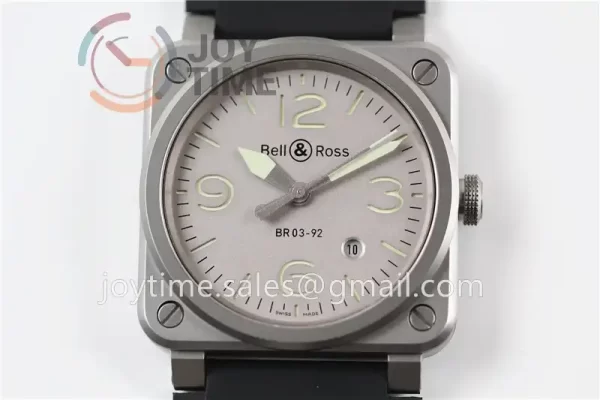 Bell & Ross BR 03 Instruments 1:1 Best Edition  Rubber Strap Miyota 9015