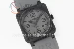 Bell & Ross BR 03  Instruments 1:1 Best Edition Ceramic Case Rubber Strap Miyota 9015