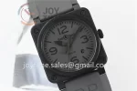 Bell & Ross BR 03  Instruments 1:1 Best Edition Ceramic Case Rubber Strap Miyota 9015