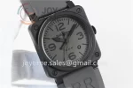 Bell & Ross BR 03  Instruments 1:1 Best Edition Ceramic Case Rubber Strap Miyota 9015