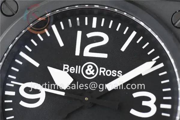 Bell & Ross BR 03  Instruments 1:1 Best Edition Ceramic Case Rubber Strap Miyota 9015