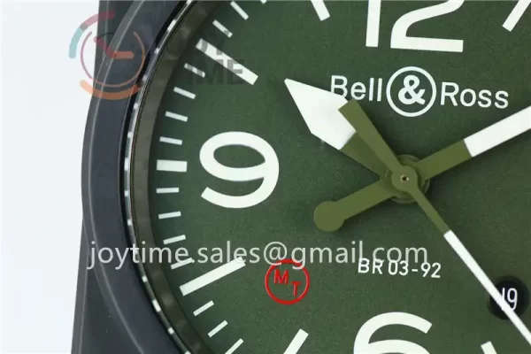 Bell & Ross BR 03  Instruments 1:1 Best Edition Ceramic Case Rubber Strap Miyota 9015