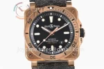 Bell & Ross BR 03 Instruments 1:1 Best Edition Bronze Case Leather Strap Miyota 9015