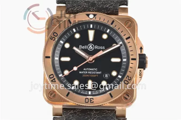 Bell & Ross BR 03 Instruments 1:1 Best Edition Bronze Case Leather Strap Miyota 9015