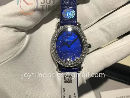 Chopard Happy Sports NRF 1:1 Best Edition 29mm Diamond Bezel Alligator Leather Strap A2892