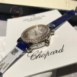 Chopard Happy Sports NRF 1:1 Best Edition 29mm RG Diamond Bezel Alligator Leather Strap A2892