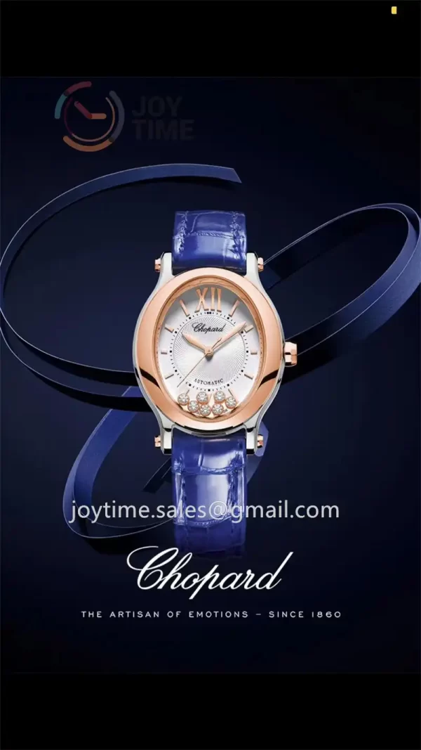 Chopard Happy Sports NRF 1:1 Best Edition 29mm RG Bezel Alligator Leather Strap A2892