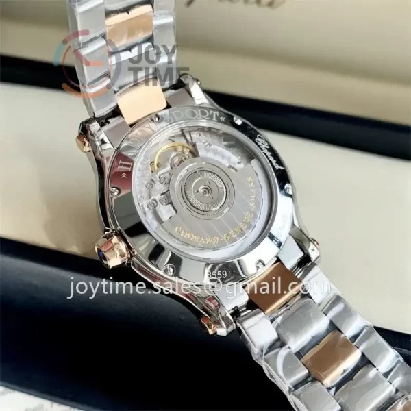 Chopard Happy Sports NRF 1:1 Best Edition 33mm RG Bezel S/RG Strap A2892