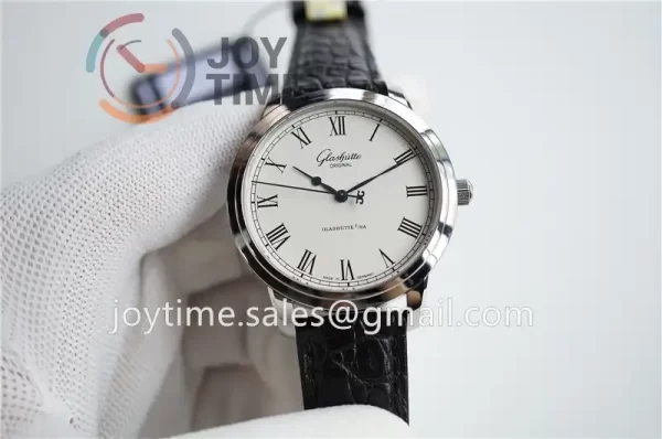 Glashütte Original Senator Excellence GF 1:1 Best Edition SS Leather Strap A2824