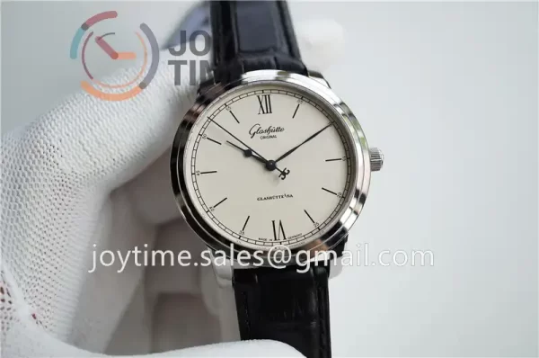 Glashütte Original Senator Excellence GF 1:1 Best Edition SS Leather Strap A2824