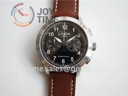 Glashütte Original Senator Navigator GF 1:1 Best Edition SS Leather Strap A7750