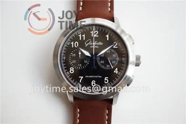 Glashütte Original Senator Navigator GF 1:1 Best Edition SS Leather Strap A7750