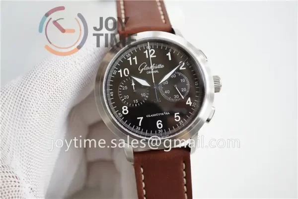 Glashütte Original Senator Navigator GF 1:1 Best Edition SS Leather Strap A7750