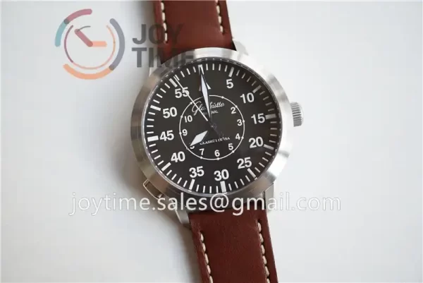 Glashütte Original Senator Navigator GF 1:1 Best Edition SS Leather Strap A2824