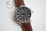 Glashütte Original Senator Navigator GF 1:1 Best Edition SS Leather Strap A2824