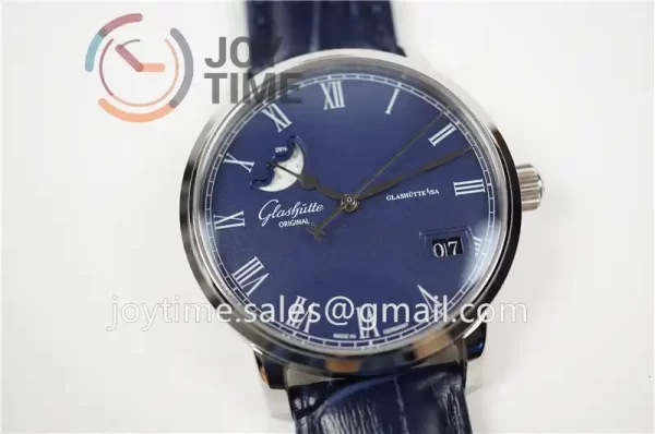 Glashütte Original Senator Excellence Moonphase GF 1:1 Best Edition SS Leather Strap A2824