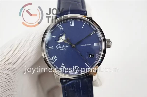 Glashütte Original Senator Excellence Moonphase GF 1:1 Best Edition SS Leather Strap A2824