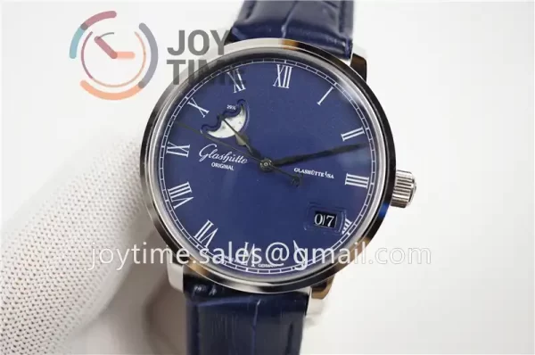 Glashütte Original Senator Excellence Moonphase GF 1:1 Best Edition SS Leather Strap A2824