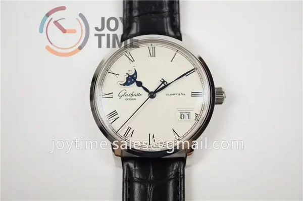 Glashütte Original Senator Excellence Moonphase GF 1:1 Best Edition SS Leather Strap A2824