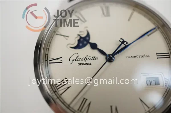 Glashütte Original Senator Excellence Moonphase GF 1:1 Best Edition SS Leather Strap A2824