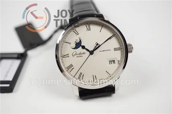 Glashütte Original Senator Excellence Moonphase GF 1:1 Best Edition SS Leather Strap A2824