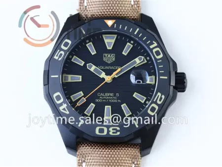 Tag Heuer Aquaracer Calibre 5  V6F 1:1 Best Edition PVD Nylon Strap A2824