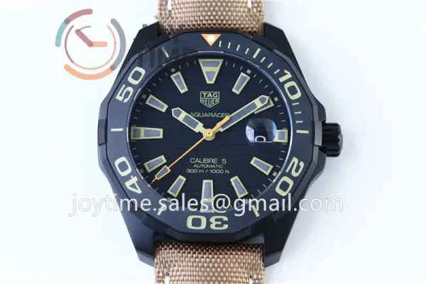 Tag Heuer Aquaracer Calibre 5  V6F 1:1 Best Edition PVD Nylon Strap A2824