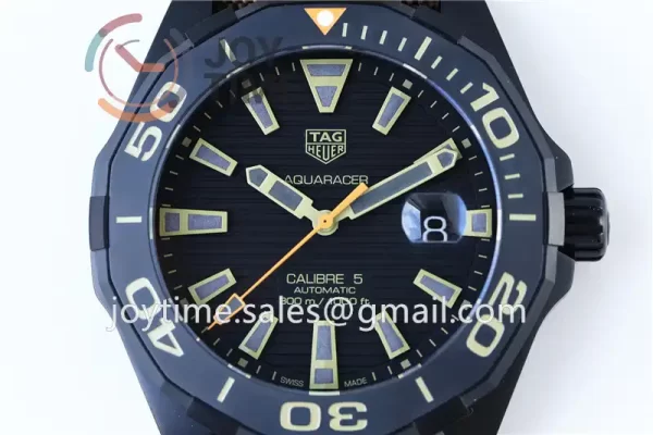 Tag Heuer Aquaracer Calibre 5  V6F 1:1 Best Edition PVD Nylon Strap A2824