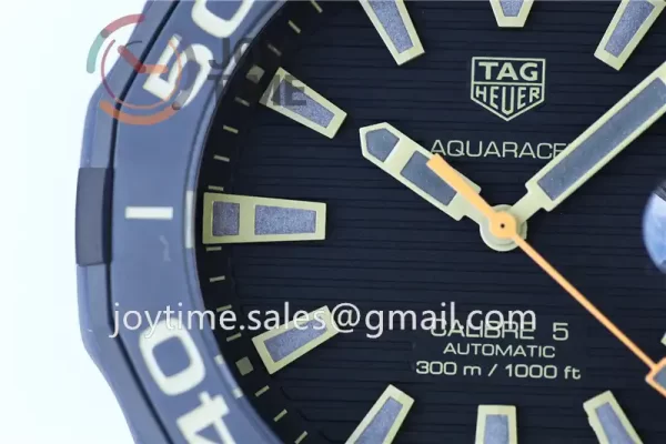 Tag Heuer Aquaracer Calibre 5  V6F 1:1 Best Edition PVD Nylon Strap A2824