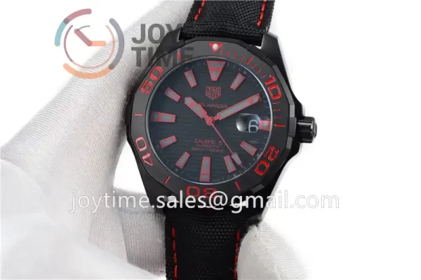 Tag Heuer Aquaracer Calibre 5  V6F 1:1 Best Edition PVD Nylon Strap A2824