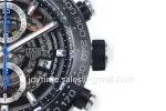 Tag Heuer Calibre Heuer 01 Chrono XF 1:1 Best Edition SS/PVD  Rubber Strap A1887