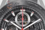 Tag Heuer Calibre Heuer 01 Chrono XF 1:1 Best Edition SS/PVD  Rubber Strap A1887