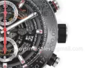 Tag Heuer Calibre Heuer 01 Chrono XF 1:1 Best Edition SS/PVD  Rubber Strap A1887