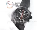 Tag Heuer Calibre Heuer 01 Chrono XF 1:1 Best Edition SS/PVD  Rubber Strap A1887