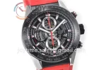 Tag Heuer Calibre Heuer 01 Chrono XF 1:1 Best Edition SS/PVD  Rubber Strap A1887