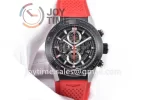 Tag Heuer Calibre Heuer 01 Chrono XF 1:1 Best Edition SS/PVD  Rubber Strap A1887