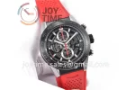 Tag Heuer Calibre Heuer 01 Chrono XF 1:1 Best Edition SS/PVD  Rubber Strap A1887