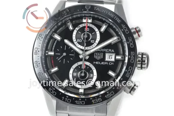 Tag Heuer Calibre Heuer 01 Chrono XF 1:1 Best Edition SS Case SS Strap A1887