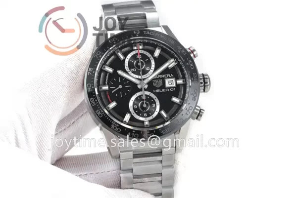 Tag Heuer Calibre Heuer 01 Chrono XF 1:1 Best Edition SS Case SS Strap A1887