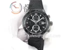 Tag Heuer Calibre Heuer 01 Chrono XF 1:1 Best Edition SS Case Ceramic Bezel Rubber Strap A1887