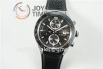 Tag Heuer Calibre Heuer 01 Chrono XF 1:1 Best Edition SS Case Ceramic Bezel Rubber Strap A1887