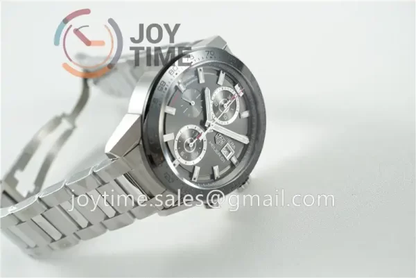 Tag Heuer Calibre Heuer 01 Chrono XF 1:1 Best Edition SS Case Ceramic Bezel SS Strap A1887