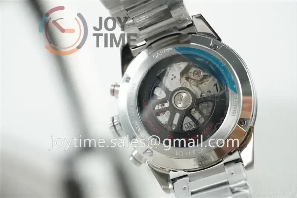 Tag Heuer Calibre Heuer 01 Chrono XF 1:1 Best Edition SS Case Ceramic Bezel SS Strap A1887