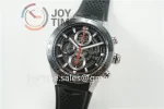 Tag Heuer Calibre Heuer 01 Chrono XF 1:1 Best Edition SS Case Ceramic Bezel Rubber Strap A1887