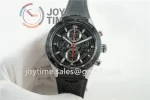 Tag Heuer Calibre Heuer 01 Chrono XF 1:1 Best Edition SS Case Ceramic Bezel Rubber Strap A1887